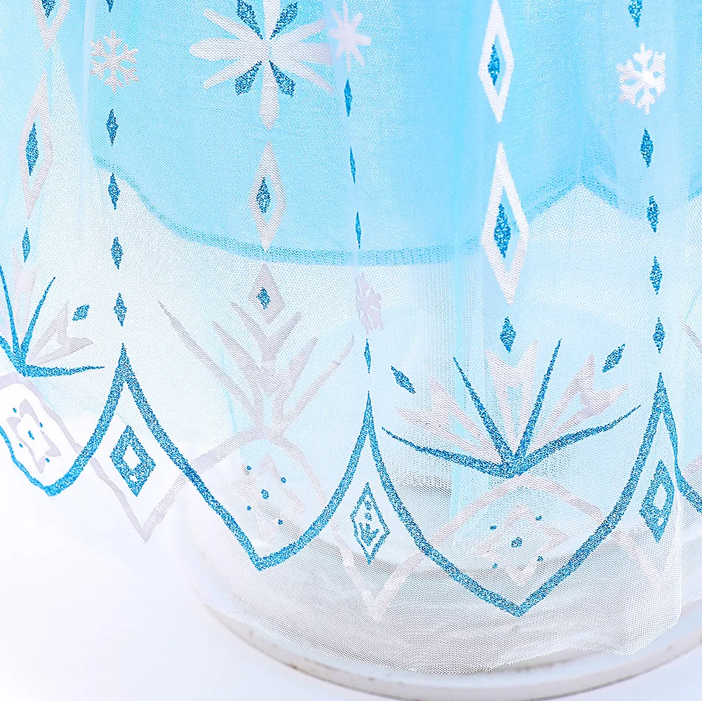 Kids' Clothing Frozen New Cos Costume Girls Princess Dress Long Performance Costume Summer Dress_voghion.com