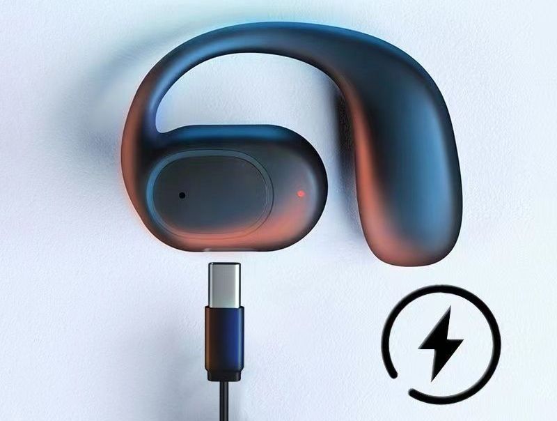 Top-Level Sound 2025 Nuovi auricolari Bluetooth aperti a conduzione ossea, wireless, batteria a lunga durata, sport e corsa_voghion.com