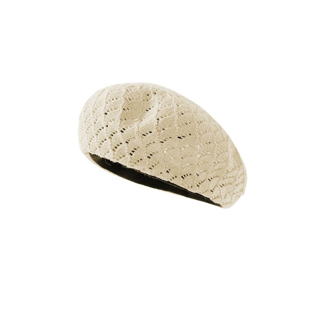 Nya Ankomster Tunn Casual För Mössor Bonnet Cowboykeps Höst Damkepsar Åttkantig Målarhatt Stickad Basker_voghion.com