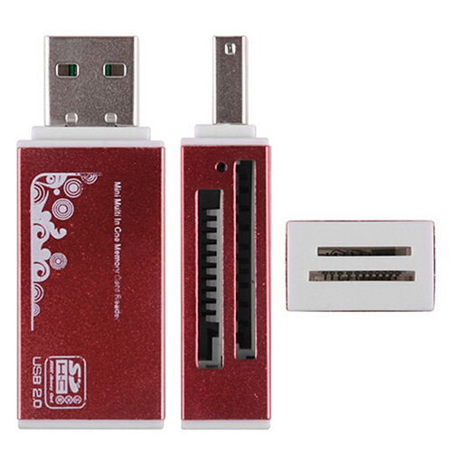 USB 2.0 All-in-1 Multi-Speicherkartenleser für Micro SD SDHC TF M2 MMC MS PRO DUO_voghion.com