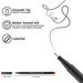 100 Colors Fine Line Drawing Pens Set - 0.4mm Ultra-Fine Tip, Quick-Dry, Non-Smudge, For Sketching, Doodling, DIY Art Projects_voghion.com