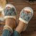 New Autumn Winter Cotton Slippers Warm Women Home Fleece Thickened Comfortable Thick Sole Indoor Outdoor Men Non-Slip_voghion.com