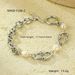 Fashion Ins Style 18K Gold Plated Titanium Steel Geometric Chain Inlaid With Shell Beads Exquisite Atmosphere High End Bracelet_voghion.com
