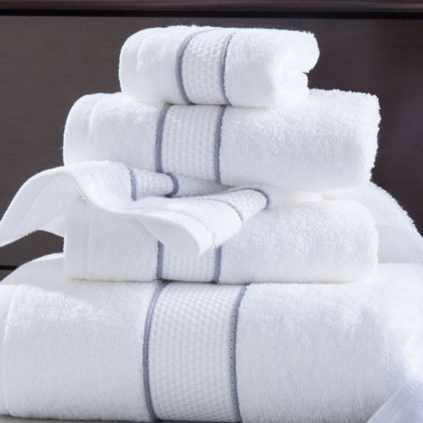 Premium Bath Towels With Satin Hem, 100% Cotton, Lightweight And Highly Absorbent Quick Drying Towels, Perfect For Daily Use_voghion.com