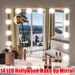 Large Dimmable Hollywood Mirror Vanity Make Up Mirror With 14 LED Dressing Table_voghion.com