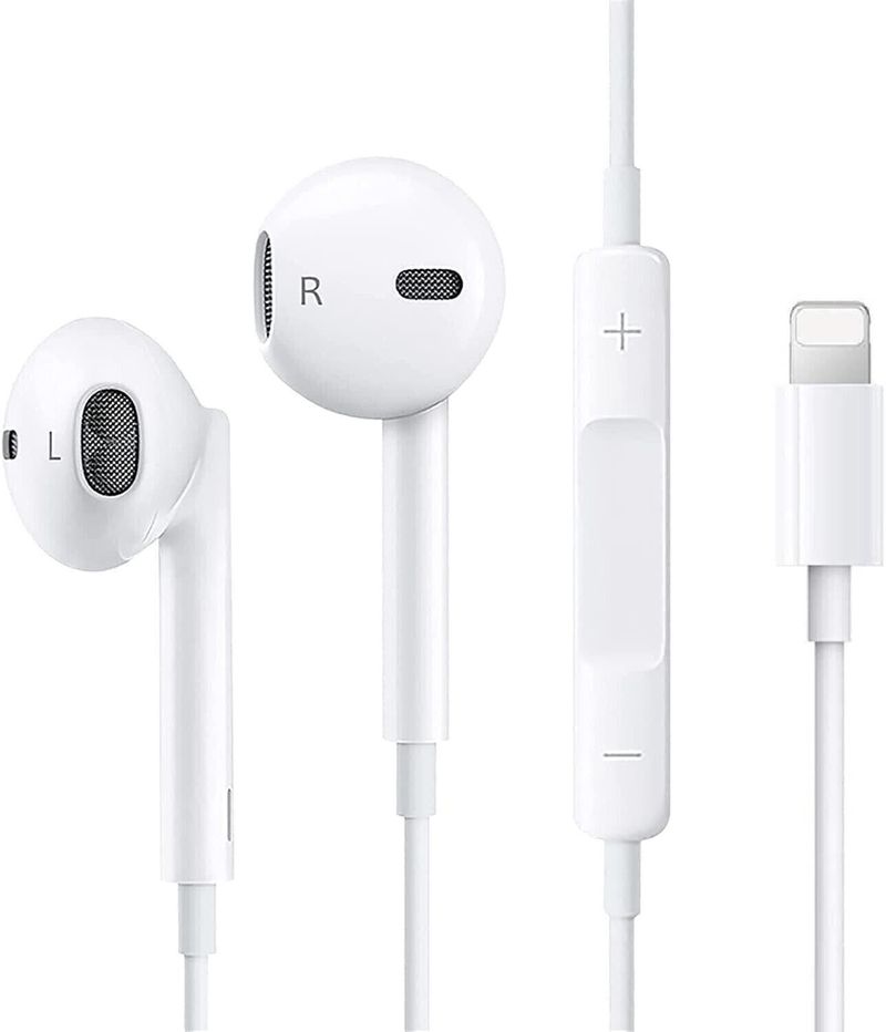 Kabelgebundene Kopfhörer Bluetooth für iPhone 14 Pro Max 13 12 11 Pro X XR 7 8_voghion.com