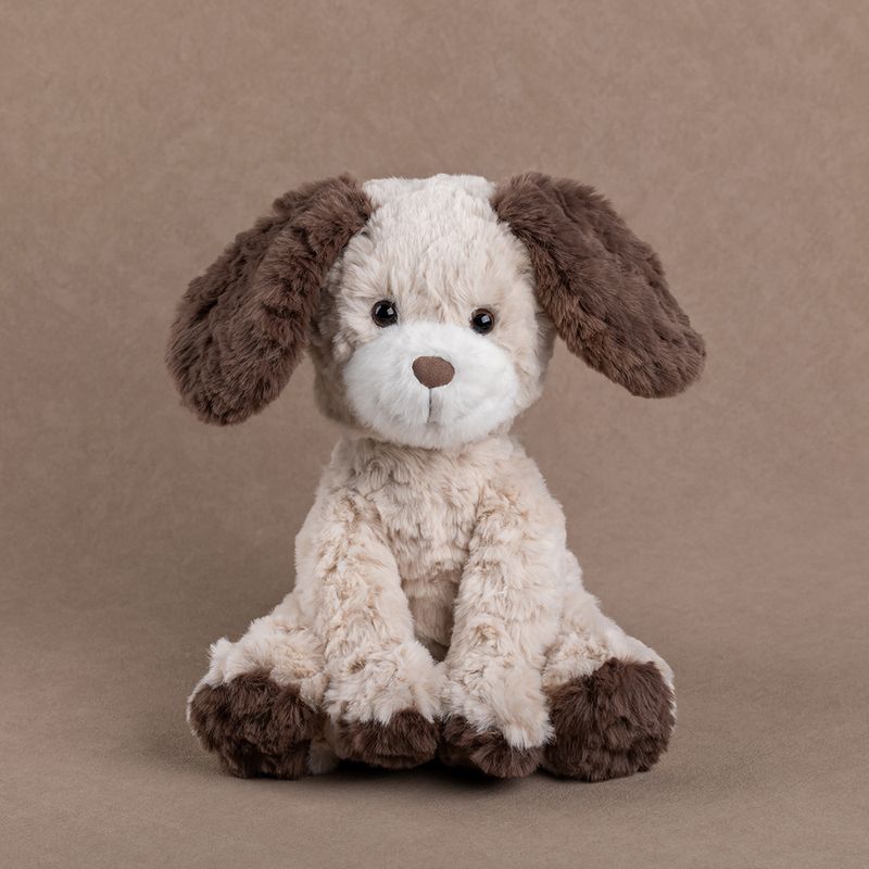 Peluche chien beige BOBYBOBO, poupée réconfortante pour chiot, compagnon pour enfants, 520, cadeau pour la fête des enfants_voghion.com