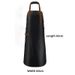 Cross-Border PU Neck Hanging Waterproof Oil-Proof European And American High-End Leather Workwear Apron_voghion.com