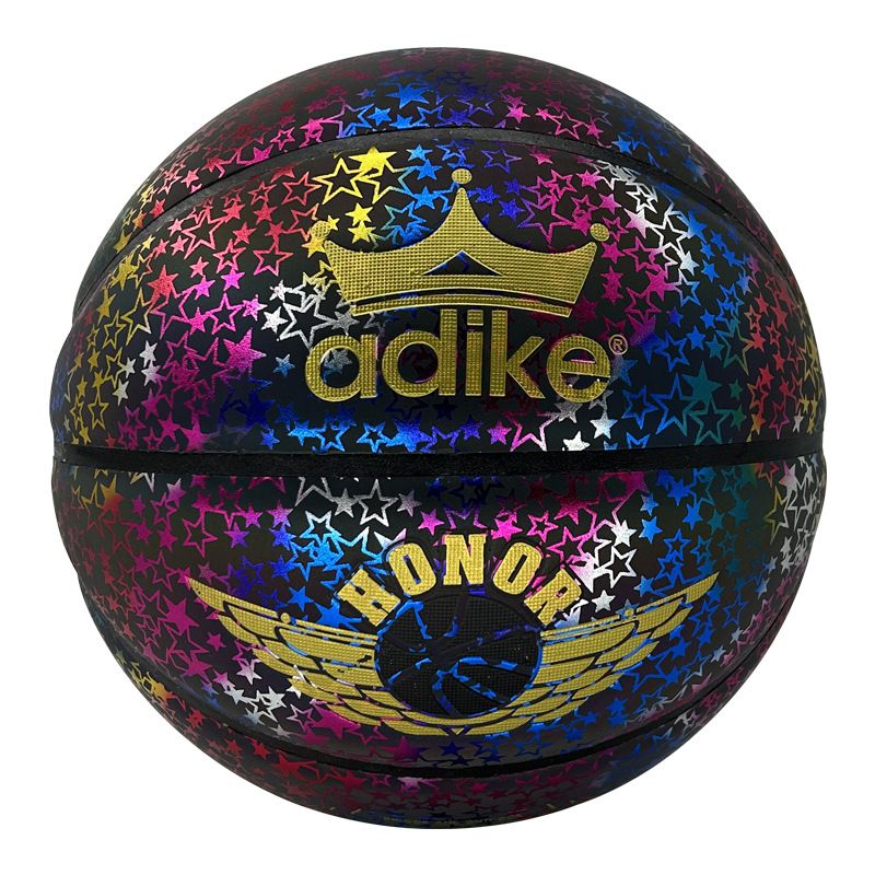 Palla da basket riflettente piena di stelle modello come regalo di compleanno per il fidanzato n. 7 Palla da basket Palla da basket_voghion.com