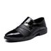 Oxford Loafer for menn Bryllupssko Fottøy Lakkelskinn Semsket snøring Business_voghion.com