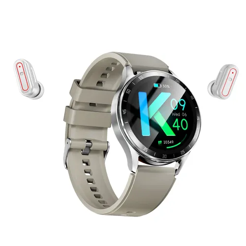 X10 Smartwatch With Bluetooth Earbuds 2-in-1 TWS Wireless Dual Ear Calling Music Fitness Tracker For Android, Heart Rate Monitor, Step Counter,_voghion.com