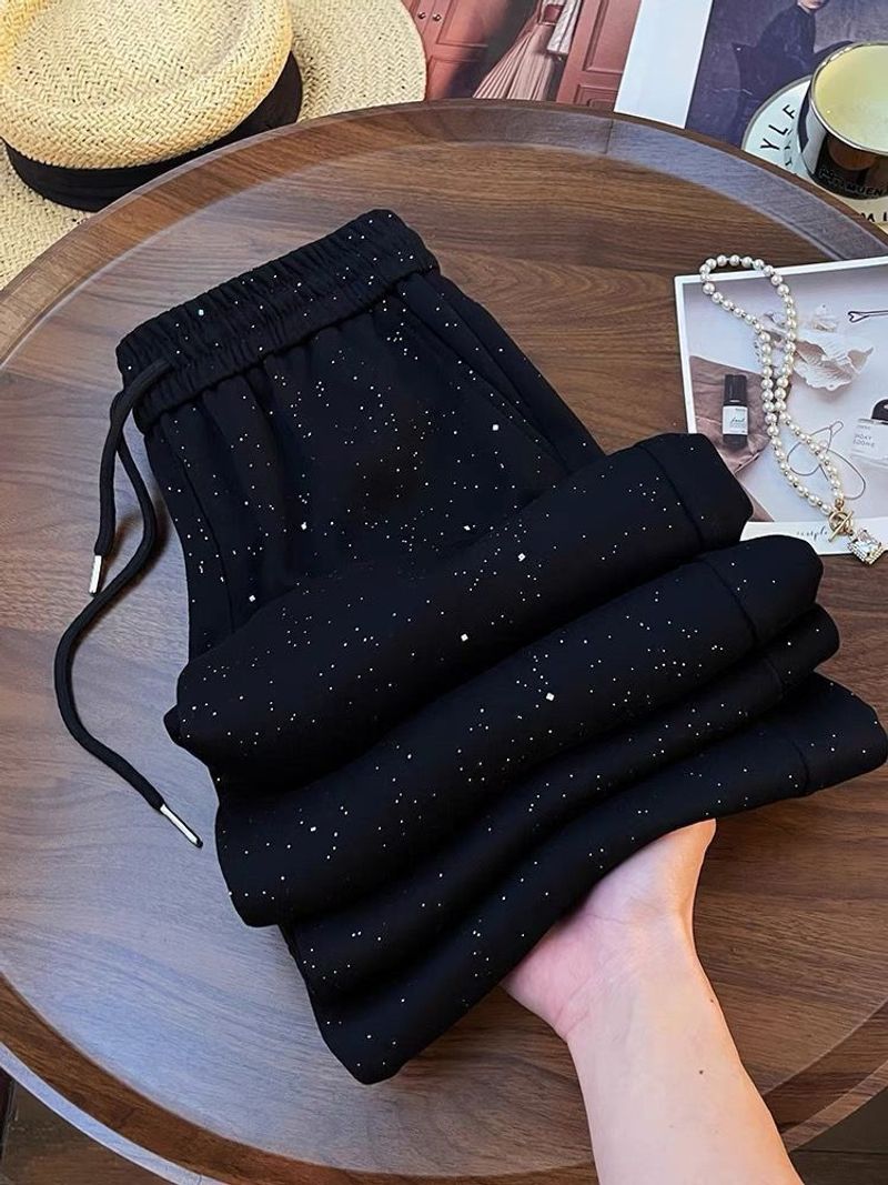 Women's Clothing Women's Summer New High Waist Straight Casual Sports Pants_voghion.com