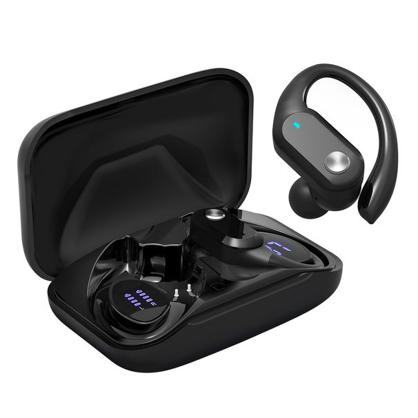 Wireless Headphones Bluetooth 5.3 Earphones Earhook Headset Ear Hook Waterproof_voghion.com