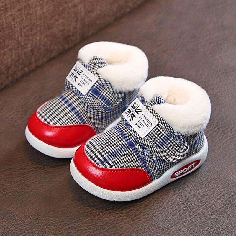 Herbst und Winter 1-2-3 Jahre alte Kleinkindschuhe Babyschuhe Jungen Baumwollschuhe Segeltuchschuhe Kleinkindschuhe Mädchenschuhe Schneeschuhe_voghion.com