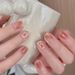 Adesivi finiti indossabili con gradiente francese minimalista, stile corto, per studenti, unghie luminose, punte delle unghie staccabili_voghion.com