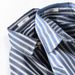 Camicia a maniche lunghe a righe classiche da uomo – vestibilità comoda in cotone con bottoni, per abbigliamento casual e da ufficio_voghion.com