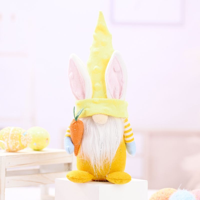 Nova boneca idosa sem rosto, decoração de boneca elfa terrestre Rudolf, decoração de atmosfera de Páscoa_voghion.com