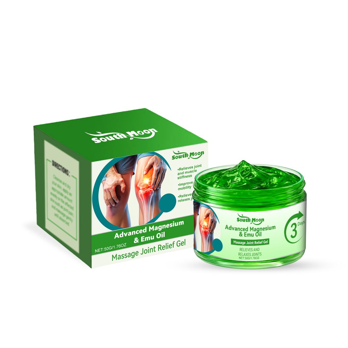 South Moon Gel Zarte Hautfreundliche Sanfte Pflege Massage Nährender Körperkomfort Äußere Anwendung_voghion.com