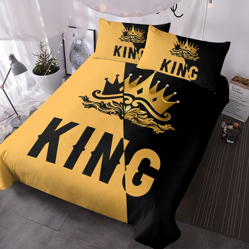 Cartoon Printed Duvet Cover Set - 3-Piece Lightweight Bedding (US/EU/AU Sizes), Digital Printing, Soft Polyester, Kids/Teens Room Decor_voghion.com