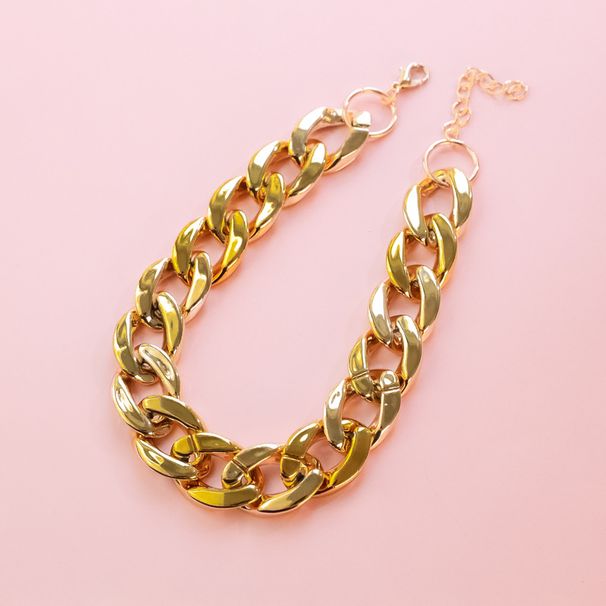 Preço especial de resina colorida corrente pet gato grande médio pequeno cão valentão colar de ouro rosa_voghion.com