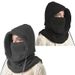 Unisex Winter Balaclava Knit Hood - Windproof Mask with Drawstring, Motorcycle Riding Headgea Warm Knitted Cap Cold Weather_voghion.com