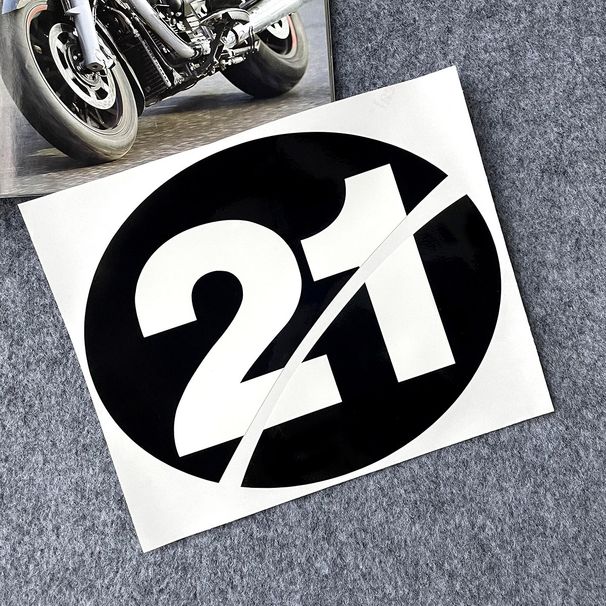 Suitable for Vespa Vespa car body modification GTS300 GTV no. 6 waterproof decals_voghion.com