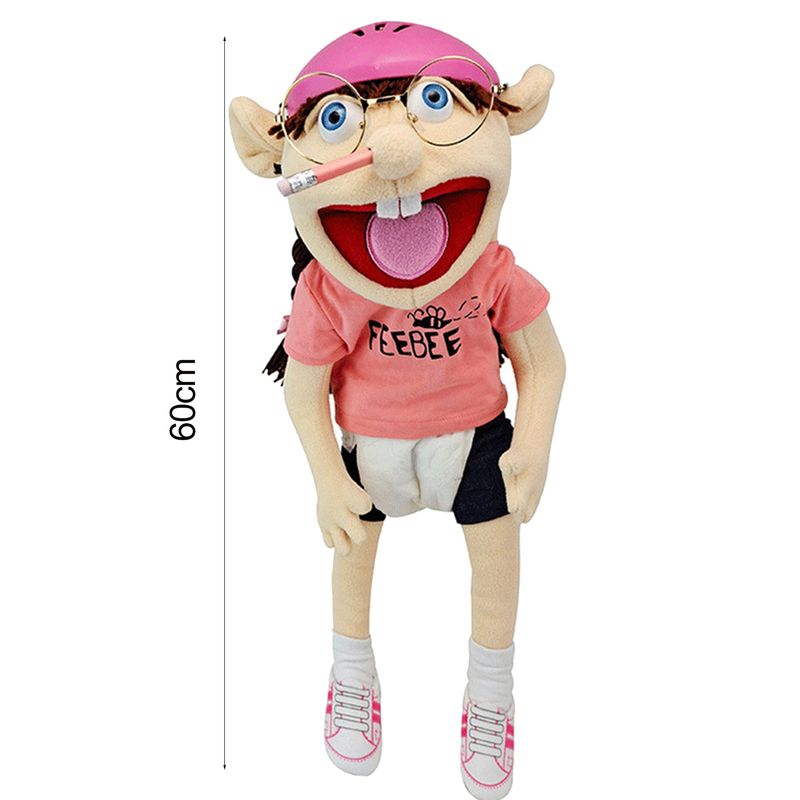 Jeffy Hand Puppet Toy With Tops Shoes Adventure Game Plushies Role-Play Toy Imaginative Pretend Play Storytelling Prop Halloween Christmas Gift_voghion.com