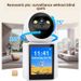 AI Smart Two-Way Surveillance Camera Peephole Home Video Intercom Elderly Child One-Key Call_voghion.com