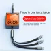 3 In 1 Multi USB Fast Charging Cable Retractable 100w Type C Charger Cord For IPhone 14 13 12 11 Pro Max Xiaomi_voghion.com