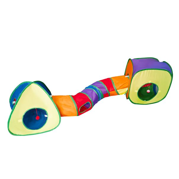 Nová kombinace chytrých hraček pro domácí mazlíčky, vrtačka, skládací kanál, tunel pro kočky_voghion.com