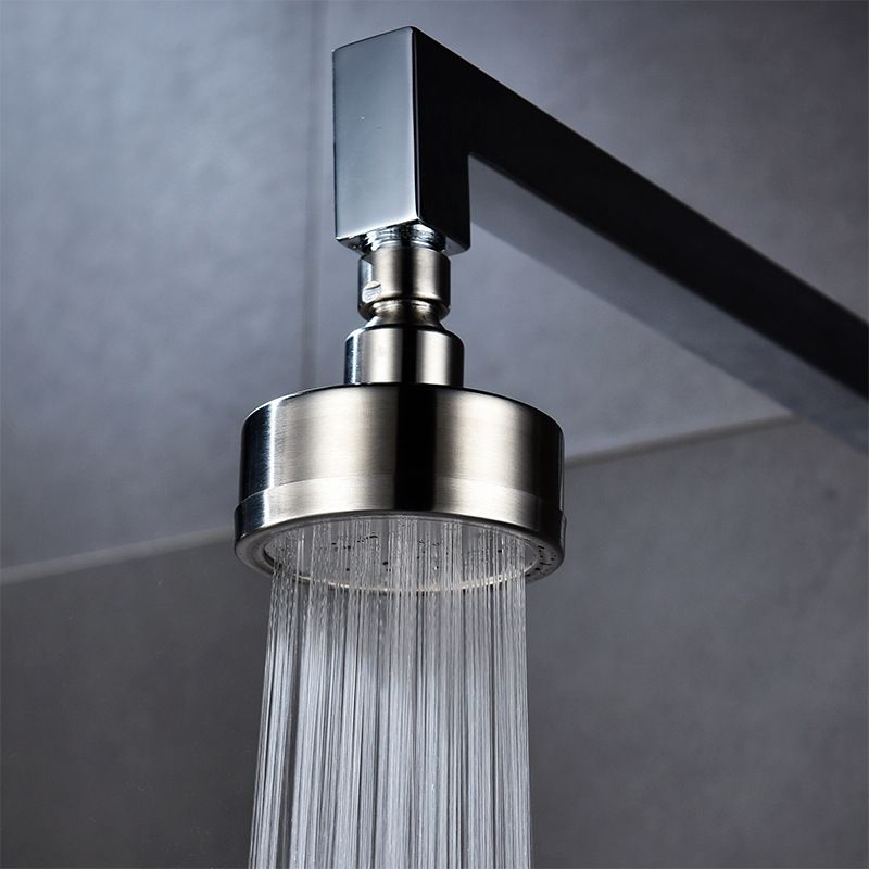 Soffione doccia in acciaio inossidabile 304, soffione superiore staccabile per bagno pressurizzato a risparmio idrico UE_voghion.com