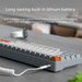 Tastiera meccanica wireless Bluetooth a tre modalità, 61 tasti, piccola e portatile, per ufficio, computer portatile, gioco_voghion.com