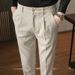 Herren Freizeithose Herbst und Winter Neue Cordhose Schlanke trendige Anzughose_voghion.com