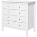 Kommode, Credenza, Leises Öffnen/Schließen, Kippschutz, 79 X 39,5 X 80,5 Cm, Bianco_voghion.com