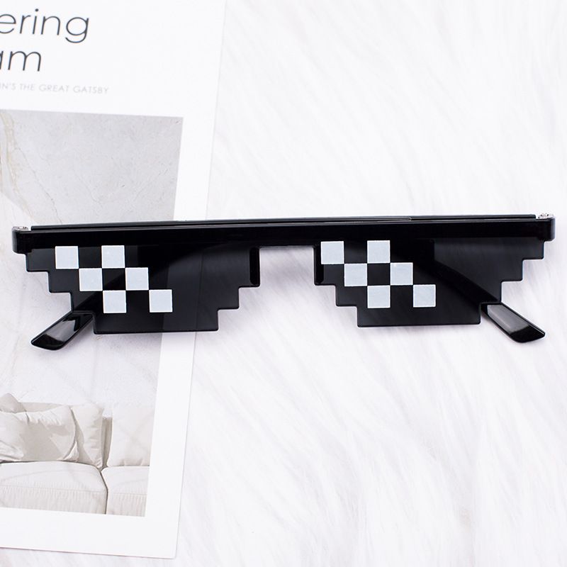 Gafas ActiveGo New Mosaic estilo anime Minecraft personalizadas, gafas de sol pixeladas al por mayor._voghion.com