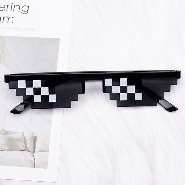 Gafas ActiveGo New Mosaic estilo anime Minecraft personalizadas, gafas de sol pixeladas al por mayor._voghion.com