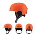 New ski helmet with small brim warm comfortable breathable snow helmet single and double board sports ski site safety helmet_voghion.com