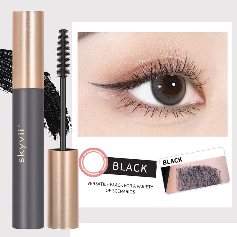 Mascara Skyvii Three Dimensional Mascara, Waterproof, Thick, Curled, Long And Non Smudged Mascara_voghion.com