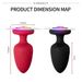 Strumenti per la masturbazione, plug anale a LED, luce lampeggiante, telecomando, vibratore anale BDSM, massaggiatore per la prostata_voghion.com
