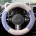 New Car Steering Wheel Plush High-end Universal Cat Ear Grip Cover_voghion.com