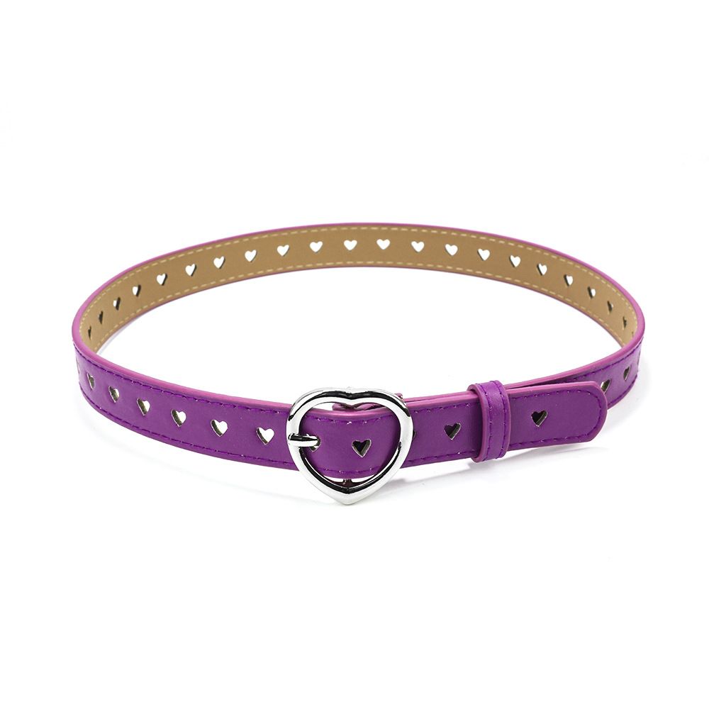 VROČE Vroče prodajane otroške punk študentske kavbojke za fante in deklice v obliki srca, izdolben pas s srcem, ženske, roza, nebesno modre_voghion.com