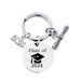 2024 Hot Selling Stylish Individual Stainless Steel Keychain Pendant, Graduation Season Gift Engraved Metal Keychain_voghion.com