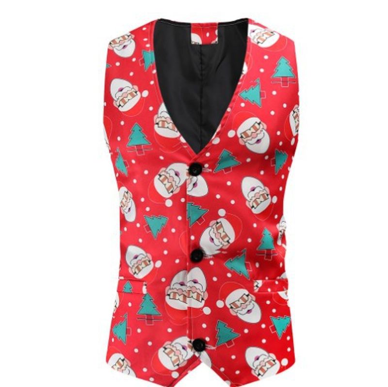 pantaloni gilet da uomo tre pezzi per capodanno slim fit con un bottone_voghion.com
