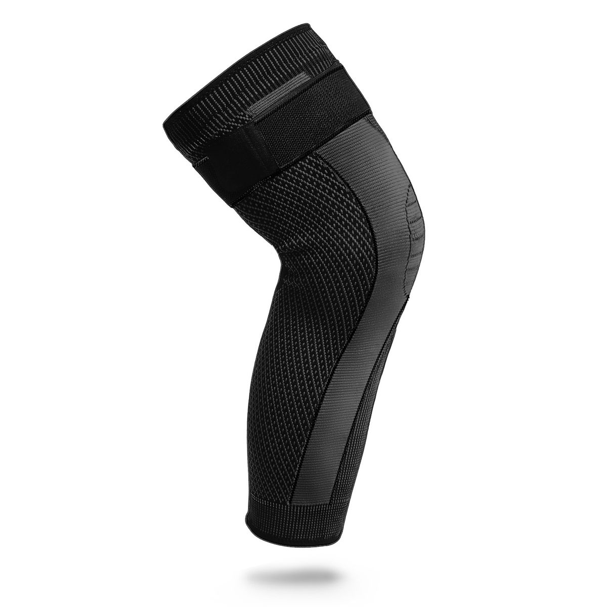 Extended knee pads for men and women with knitted strap compression sports_voghion.com