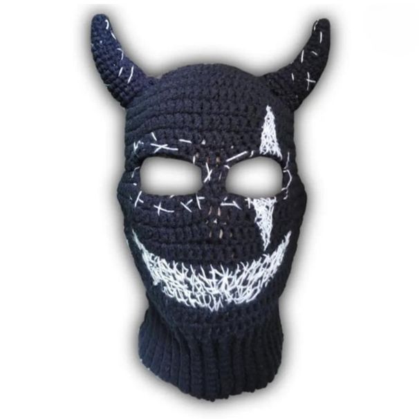 Stylowa kominiarka dla dorosłych Fringe Grimace na imprezę świąteczną_voghion.com