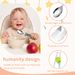 Mother & Kids 304 roestvrij staal kindermes, vork, lepel en eetstokjes 4-delige set siliconen handvat baby eetlepel trainingseetstokjesset_voghion.com