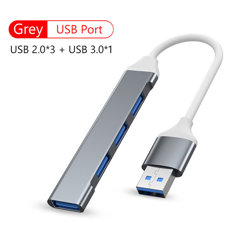 4-Port-Multi-Splitter-Adapter OTG USB C HUB USB Typ C 3.0 2.0 Für Lenovo Huawei Xiaomi Macbook Pro 15 Air Pro Zubehör_voghion.com