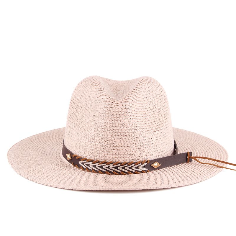 Spring and summer couple hats for men and women, travel beach hats, outdoor travel sun protection sun hats, fashionable and casual sun hats_voghion.com