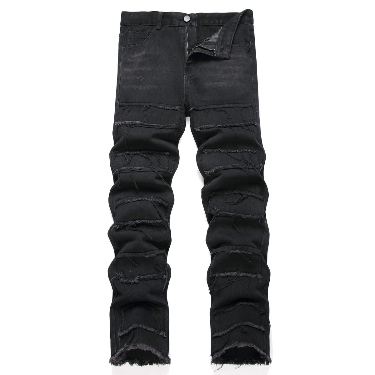 Men's Clothing Casual Jeans Baggy Trousers High Street Wide Leg Trousers_voghion.com