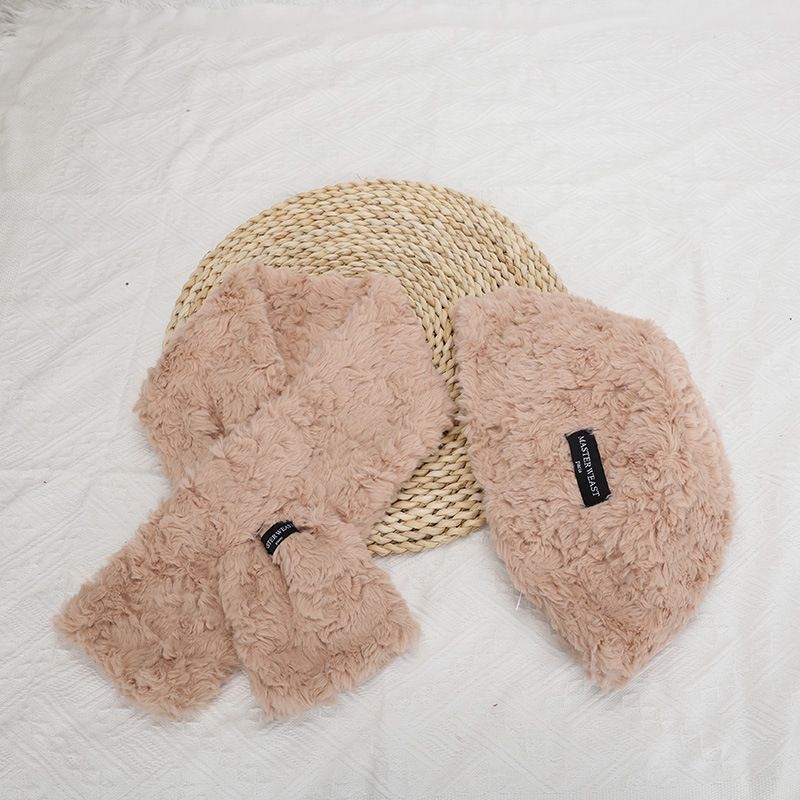 Stijlvolle effen kleur pluche emmerhoed Retro emmerhoed Herfst verdikte warme hoed Dames veelzijdige bassin hoed_voghion.com